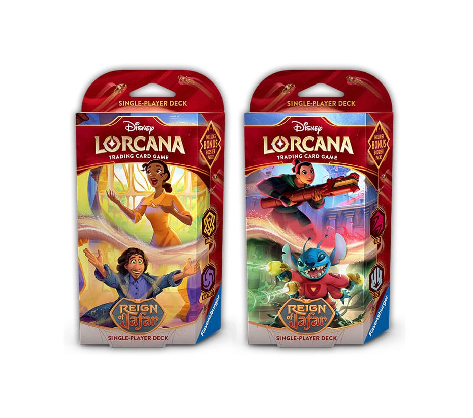 Lorcana tcg -  mazos de inicio disney reinado de jafar 8 unidades inglés