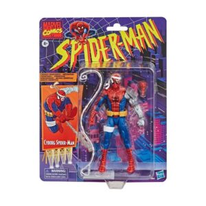 Figura hasbro spiderman marvel legends vintage cyborg spiderman