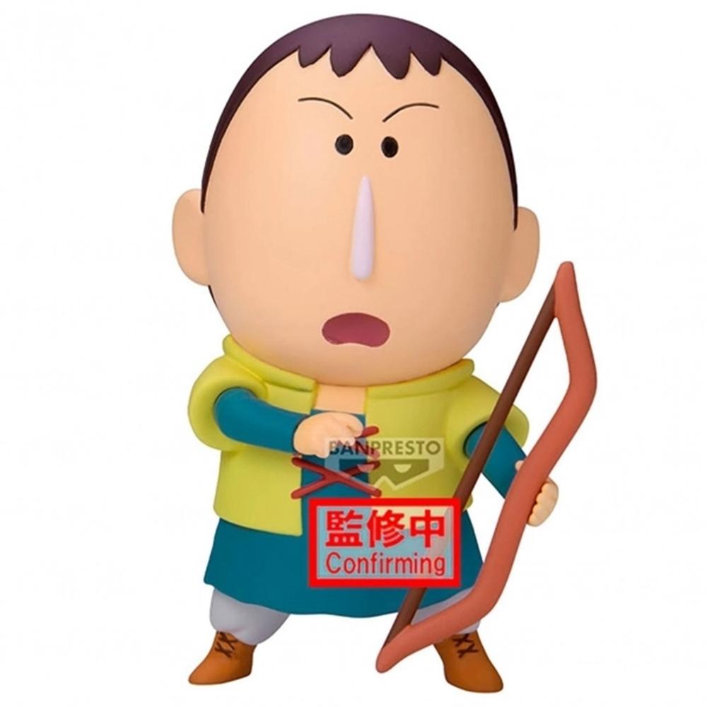 Figura banpresto crayon shinchan the movie super hot! the spicy kasukabe dancers kasukabe boueitai bo - chan 11cm