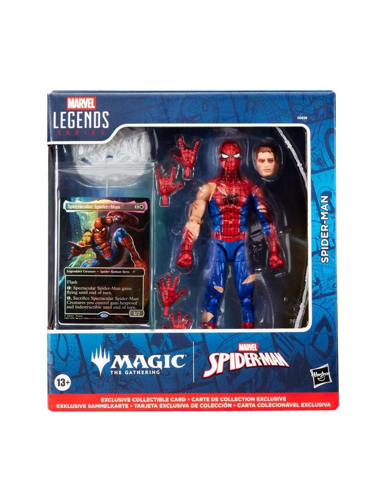 Figura hasbro marvel legends series magic the gathering spider - man