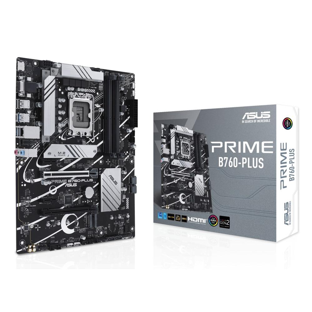Placa base asus prime b760 - plus atx -  4x ddr5 -  4x sata3
