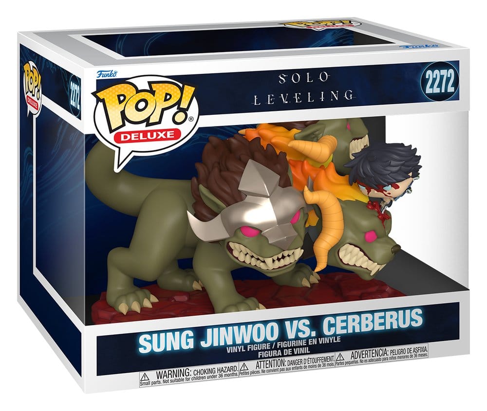 Funko pop deluxe solo leveling -  sung jinwoo vs. cerberus