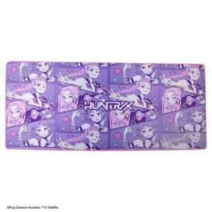 Alfombrilla de escritorio xl kpop demon hunters huntr - x