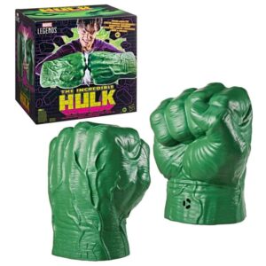 Replica hasbro marvel legends the incredible hulk puños electronicos 30.5cm