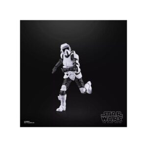 Figura hasbro star wars day the black series may the 4th be with you scout trooper
