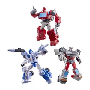 Pack figuras hasbro transformers age of the primes mirage ironhide & bluestreak