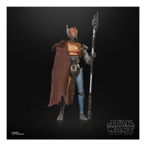 Figura hasbro star wars the black series the mandalorian and grogu mercenary guard droid