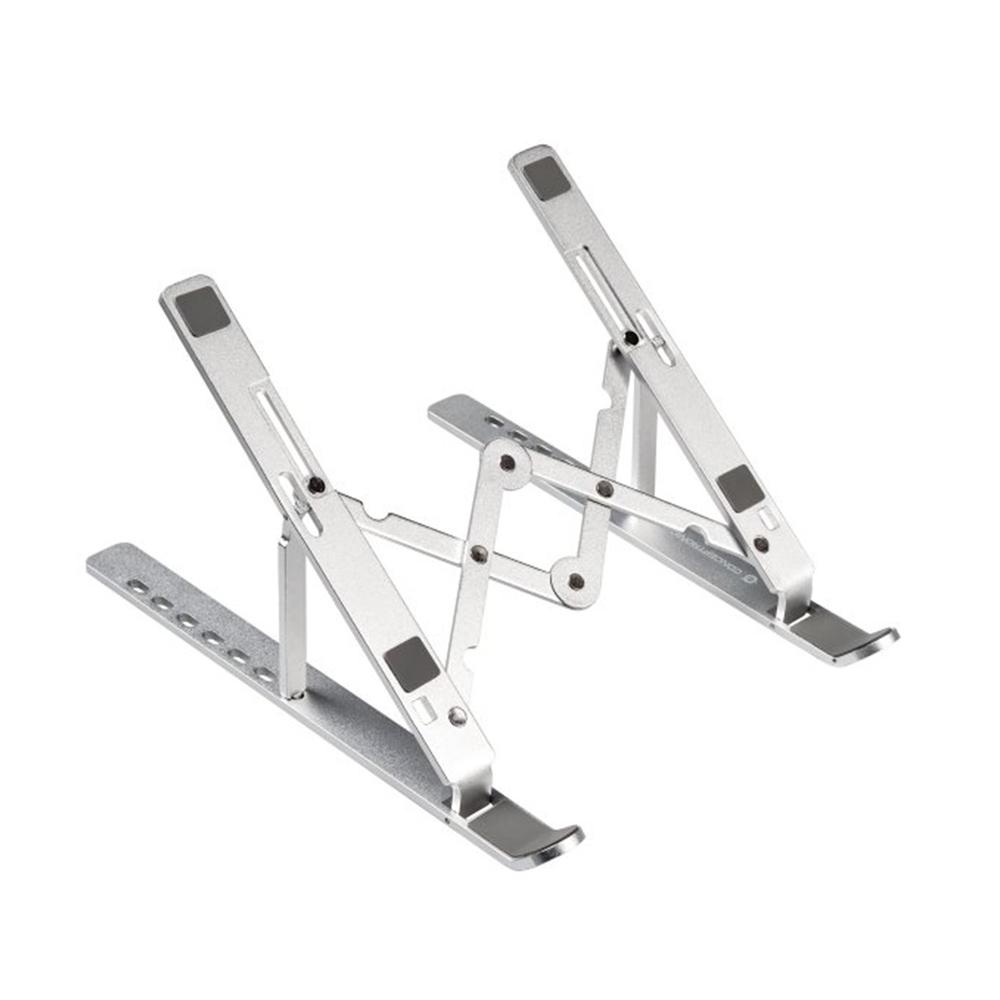 Soporte - base de refrigeracion conceptronic para portatiles hasta 15.6 pulgadas aluminio plegable