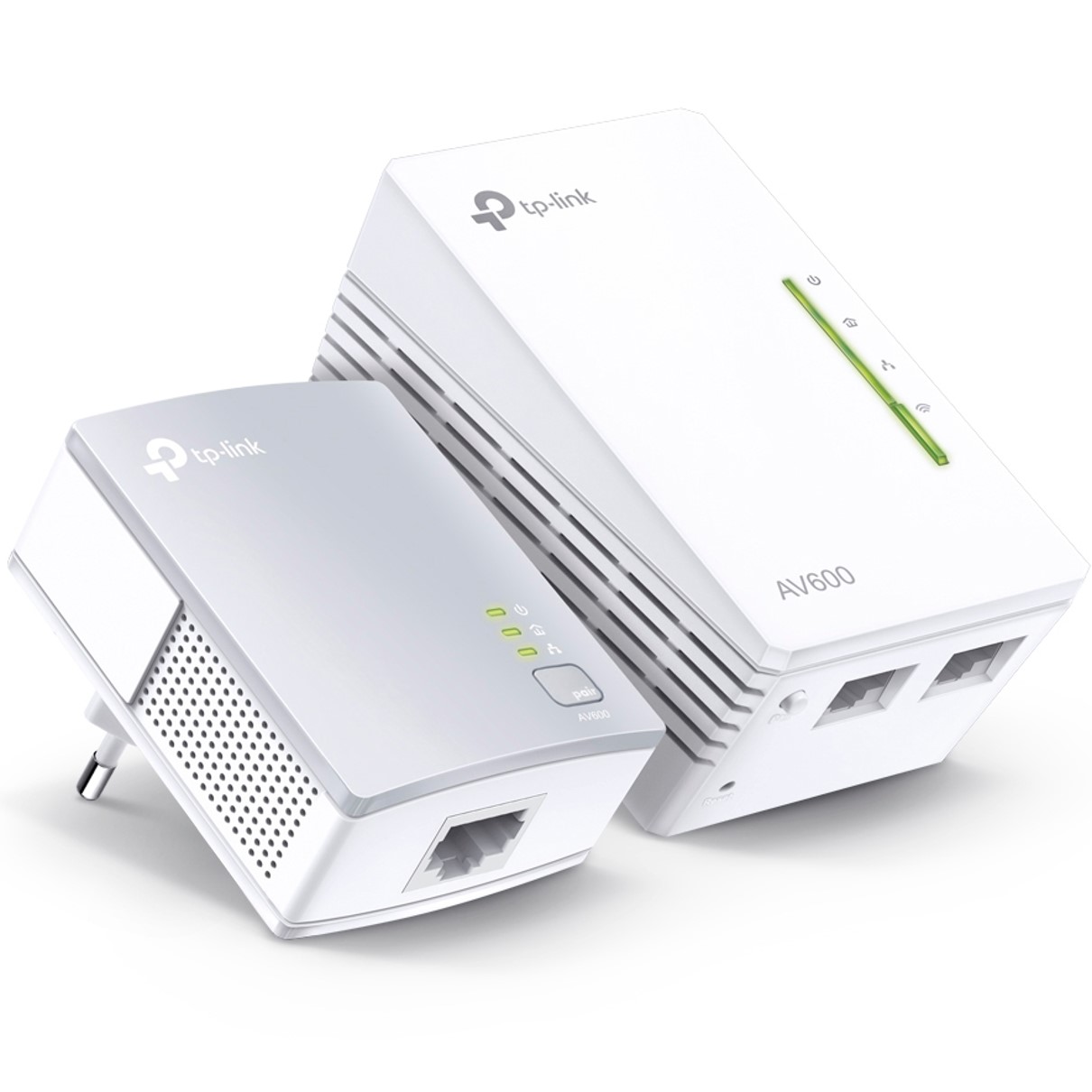 Kit de extensores powerline tp - link tl - wpa4221 kit wifi av600