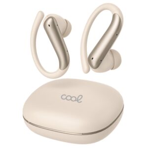 Auriculares Stereo Bluetooth Earbuds COOL Gym ANC Beige